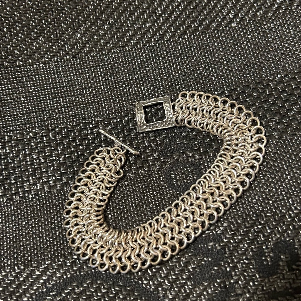 One of a kind Vintage Chainmail bracelet!